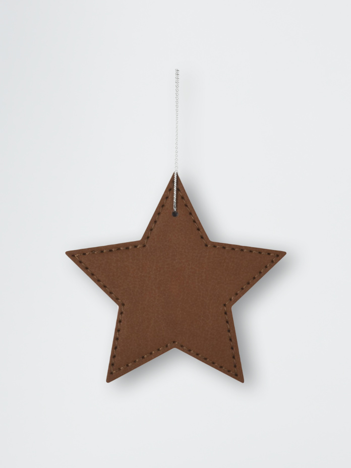 Star Leatherette Ornament Thumbnail