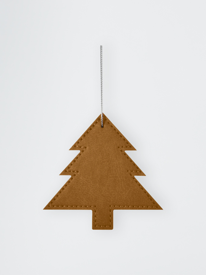 Tree Leatherette Ornament Thumbnail