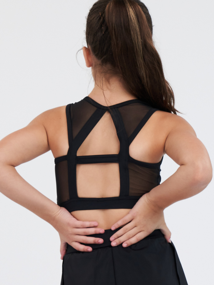 Girls Mesh Back Bra Top Thumbnail