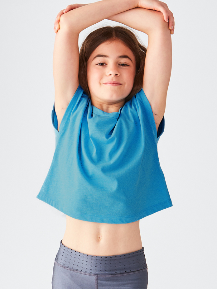 Studio Essentials Girls Jersey Boxy Crop T-Shirt Thumbnail