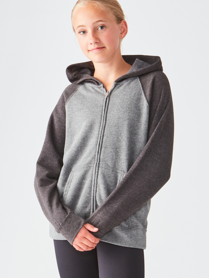 Youth Lightweight Retail Blend Full-Zip Hoodie Thumbnail