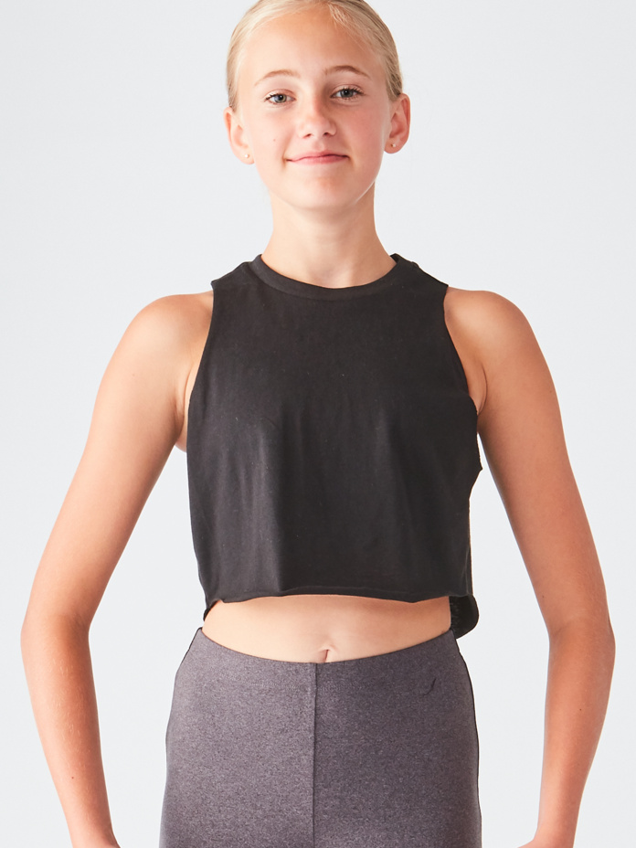 Studio Essentials Girls Crop Tank Thumbnail