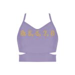 Ladies Cutout Detail Crop Top Thumbnail