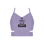 Ladies Cutout Detail Crop Top Thumbnail