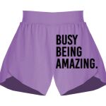 Girls Flowy Overlay Shorts Thumbnail