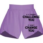 Girls Flowy Overlay Shorts Thumbnail