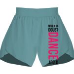 Ladies Flowy Overlay Shorts Thumbnail