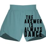 Ladies Flowy Overlay Shorts Thumbnail