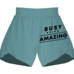 Ladies Flowy Overlay Shorts Thumbnail