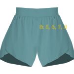 Ladies Flowy Overlay Shorts Thumbnail