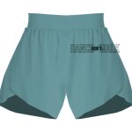 Ladies Flowy Overlay Shorts Thumbnail