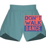Ladies Flowy Overlay Shorts Thumbnail