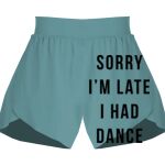 Ladies Flowy Overlay Shorts Thumbnail