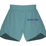 Ladies Flowy Overlay Shorts Thumbnail