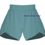 Ladies Flowy Overlay Shorts Thumbnail