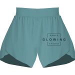 Ladies Flowy Overlay Shorts Thumbnail