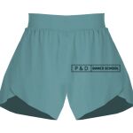 Ladies Flowy Overlay Shorts Thumbnail